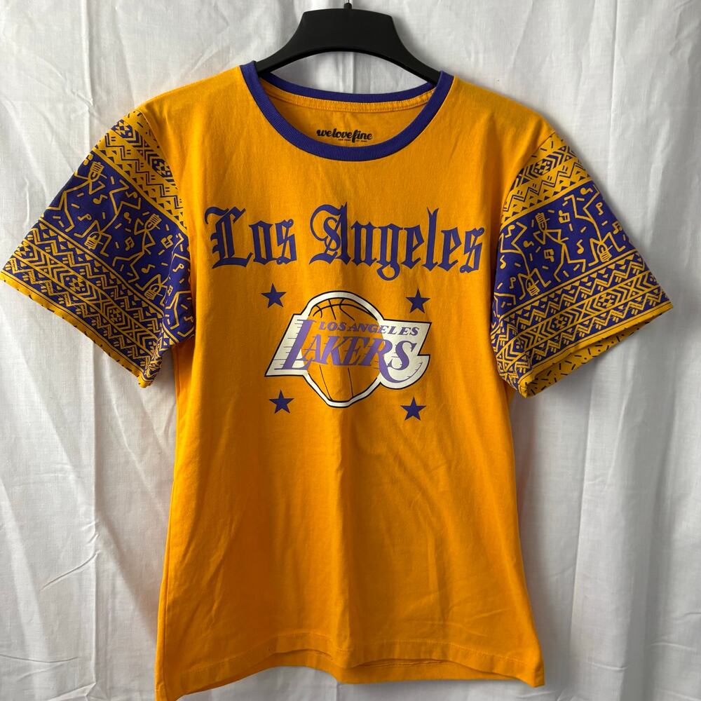 Welovefine Los Angeles Lakers Hardwood Classics T-Shirt Size Large